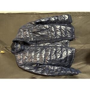 Men's Navy Blue Puffer Jacket